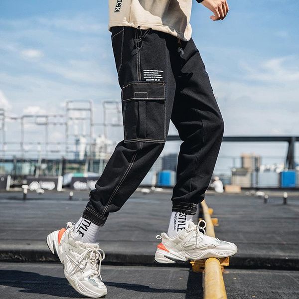 men's jeans 2021 pants spring autumn fashion casual large size loose tooling long trousers cargo men denim, Blue
men's jeans 2021 pants spring autumn fashion casual large size loose tooling long trousers cargo men denim, Blue