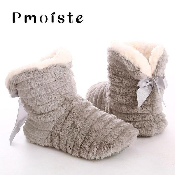 slippers indoor women winter fur home butterfly knot non slip warm plush house flock floor flat shoes, Black
slippers indoor women winter fur home butterfly knot non slip warm plush house flock floor flat shoes, Black