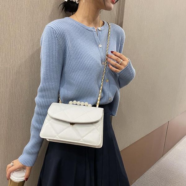 waist bags women's handbags rhombic embroidery thread pearl portable shoulder bag solid color wild chain small square crossbody
waist bags women's handbags rhombic embroidery thread pearl portable shoulder bag solid color wild chain small square crossbody