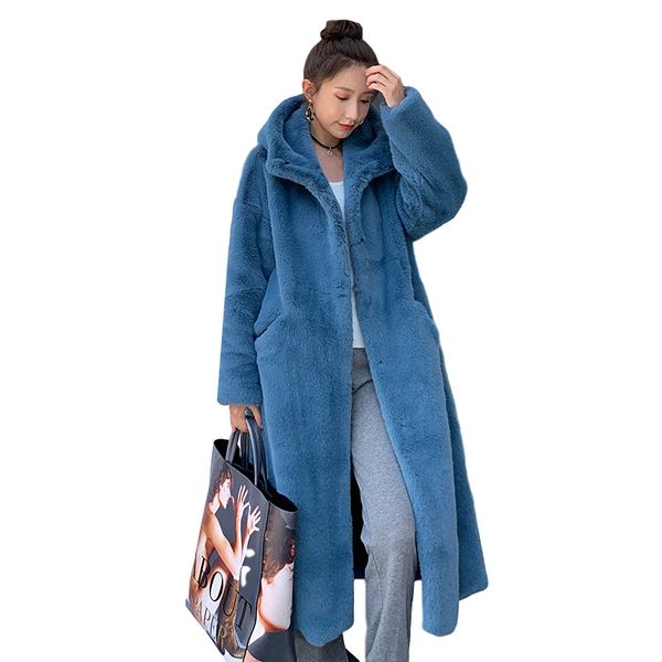 winter women faux rabbit hair coat korean hooded imitation mink hair long overcoat loose thick warm imitate fur jacket tide q948x1016, Black;brown
winter women faux rabbit hair coat korean hooded imitation mink hair long overcoat loose thick warm imitate fur jacket tide q948x1016, Black;brown