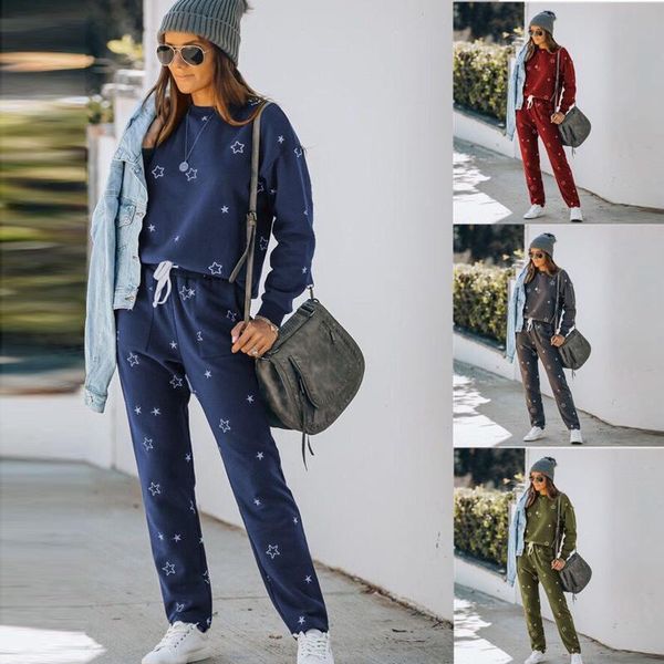 2pcs women tracksuits pentagram printing pants sets leisure lounge wear suit womens fashion clothing vestido, Gray
2pcs women tracksuits pentagram printing pants sets leisure lounge wear suit womens fashion clothing vestido, Gray