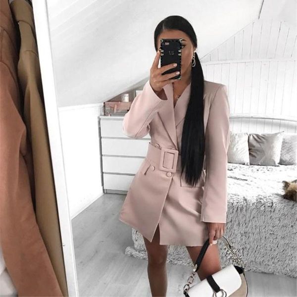 women's suits & blazers 5 colors fashion women blazer oversize bodycon lapel double breasted belt long sleeve v-neck dress autumn cloth, White;black
women's suits & blazers 5 colors fashion women blazer oversize bodycon lapel double breasted belt long sleeve v-neck dress autumn cloth, White;black