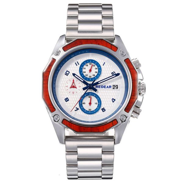 high new multifunctional watch men's sports grade calendar luminous waterproof quartz watch, Slivery;brown 
high new multifunctional watch men's sports grade calendar luminous waterproof quartz watch, Slivery;brown