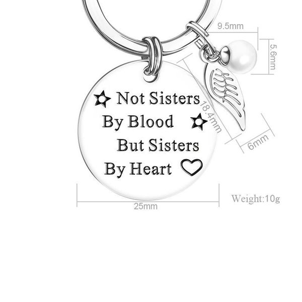 friends keychain keyring \"not sisters by blood but sisters by heart\" friendship jewelry gift for women girls acc qylqgl, Black
friends keychain keyring \"not sisters by blood but sisters by heart\" friendship jewelry gift for women girls acc qylqgl, Black