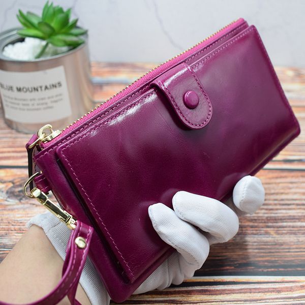magidon brand new ladies handbag wallet multi-card large capacity wallet phone bag retro layer cowhide oil wax leather purse bag
magidon brand new ladies handbag wallet multi-card large capacity wallet phone bag retro layer cowhide oil wax leather purse bag
