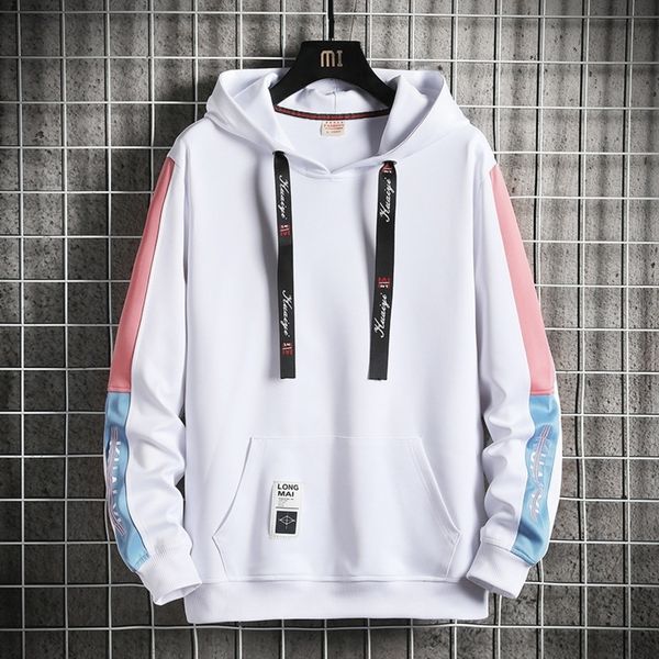 8nckb 2020 new spring and autumn loose long sleeve hoodie sweater hoodie ribbon sweater ribbonribbon men's style fashion youth leisure, Black 
8nckb 2020 new spring and autumn loose long sleeve hoodie sweater hoodie ribbon sweater ribbonribbon men's style fashion youth leisure, Black