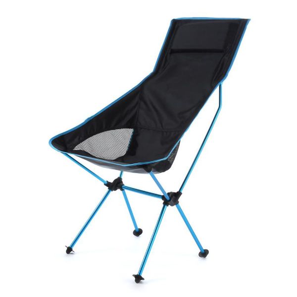 Portable Folding Chair Maximum Load Of 150kg Ultralight Outdoor Travel Fishing Camping Chair Picnic Home Seat Moon