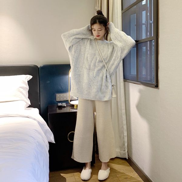autumn 2021 and soft wind woman's loose nightgown wear new winter slacker sweater knitted or crocheted r1do, White;black
autumn 2021 and soft wind woman's loose nightgown wear new winter slacker sweater knitted or crocheted r1do, White;black