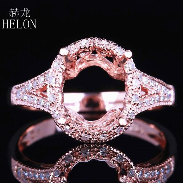 helon 10x8mm oval solid 10k rose gold pave natural diamonds semi mount engagement ring setting for women fine jewelry gift, Golden;silver
helon 10x8mm oval solid 10k rose gold pave natural diamonds semi mount engagement ring setting for women fine jewelry gift, Golden;silver