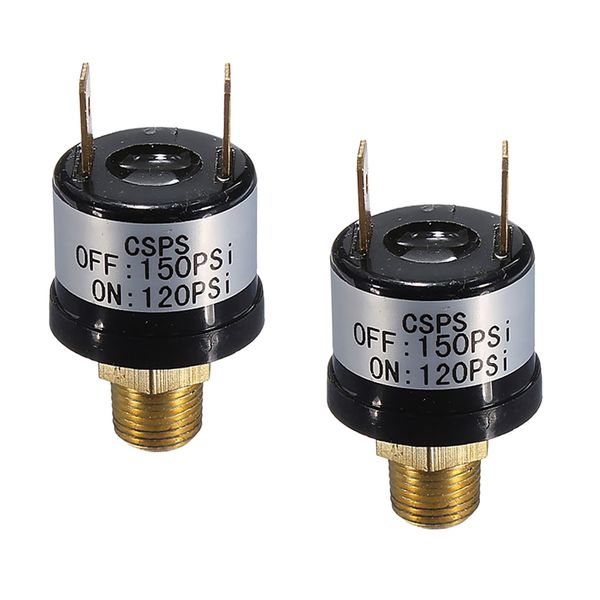 pack of 2pcs train horn trumpet air compressor pressure switch 120-150psi air pressure control switch
pack of 2pcs train horn trumpet air compressor pressure switch 120-150psi air pressure control switch