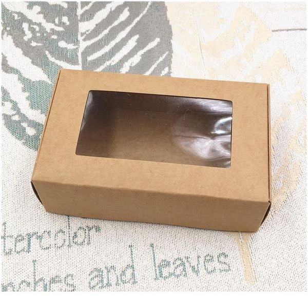10pcs/lot kraft window box kraft cardboard packing gift box handmade soap candy for wedding decorations paper bbyoru
10pcs/lot kraft window box kraft cardboard packing gift box handmade soap candy for wedding decorations paper bbyoru