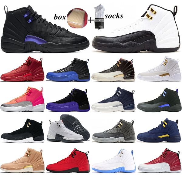 with box jumpman 12 12s men basketball shoes winterized wntr dark concord black nylon playoffs dark grey mens trainers sports sneakers 40-47
with box jumpman 12 12s men basketball shoes winterized wntr dark concord black nylon playoffs dark grey mens trainers sports sneakers 40-47