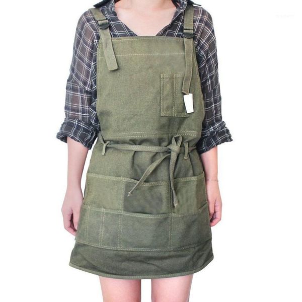 aprons artist canvas apron with pockets painting painter adjustable neck strap waist ties gardening waxed for women men ad1
aprons artist canvas apron with pockets painting painter adjustable neck strap waist ties gardening waxed for women men ad1