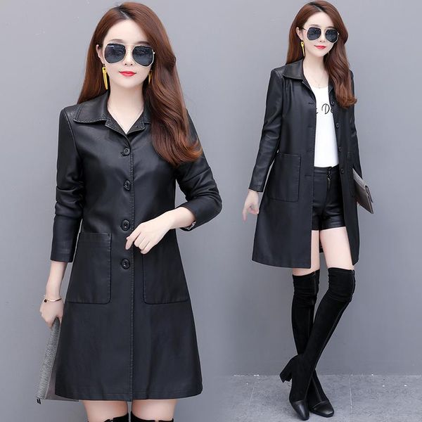 women's leather & faux spring jacket ladies pu coat mid-long autumn fashion motorcycle windbreaker slim black red
women's leather & faux spring jacket ladies pu coat mid-long autumn fashion motorcycle windbreaker slim black red