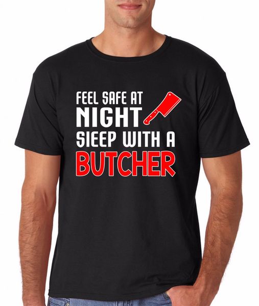 sport 2018 new men's t shirt 100% cotton brand new t-shirts feel safe at night sleep with a butcher men's tees
sport 2018 new men's t shirt 100% cotton brand new t-shirts feel safe at night sleep with a butcher men's tees