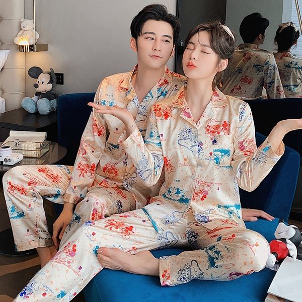 o8ws high flower lovers couple quality printed super simple printing ice silk sleepwear soft sleep luxury short sleeves two-spiece sets, Black;red
o8ws high flower lovers couple quality printed super simple printing ice silk sleepwear soft sleep luxury short sleeves two-spiece sets, Black;red
