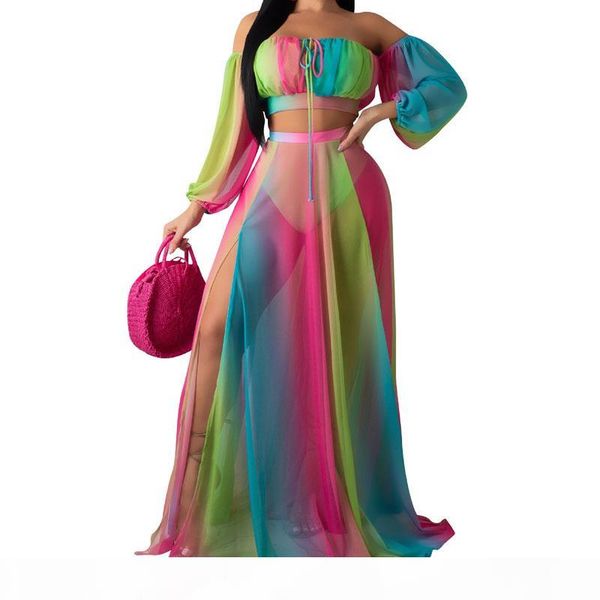 2019 beach cover up colorful chiffon swimsuit beach dress women swimwear bikini cover-ups beach wear tunic robe plage 2pcs set t200601, Black;gray
2019 beach cover up colorful chiffon swimsuit beach dress women swimwear bikini cover-ups beach wear tunic robe plage 2pcs set t200601, Black;gray