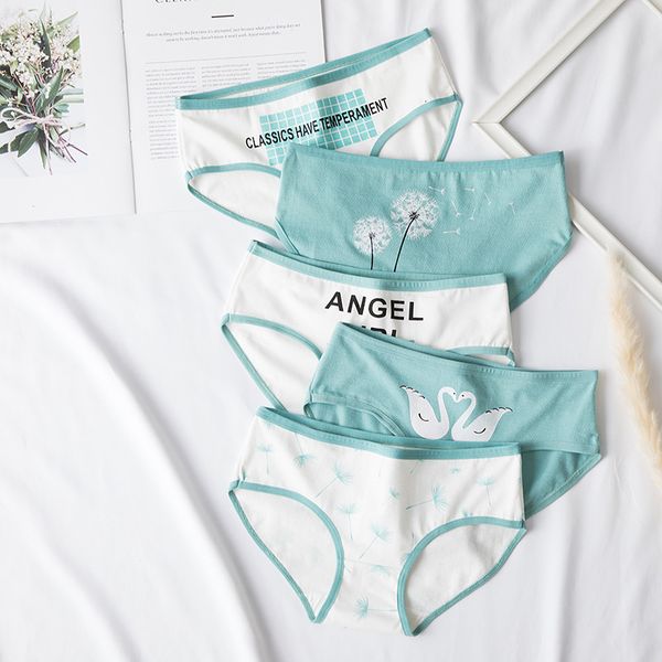 pure cotton women's breathable underwear mid-waist swan dandelion ladies girls cute panties, Black;pink
pure cotton women's breathable underwear mid-waist swan dandelion ladies girls cute panties, Black;pink