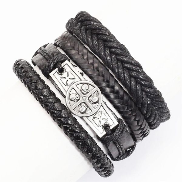 handmade 4 шт набор тканые урожай сова черепа charm beads женщины кожаные браслеты мужчины femme homme мужской jewelry sqclng bdefashion, Golden;silver
handmade 4 шт набор тканые урожай сова черепа charm beads женщины кожаные браслеты мужчины femme homme мужской jewelry sqclng bdefashion, Golden;silver