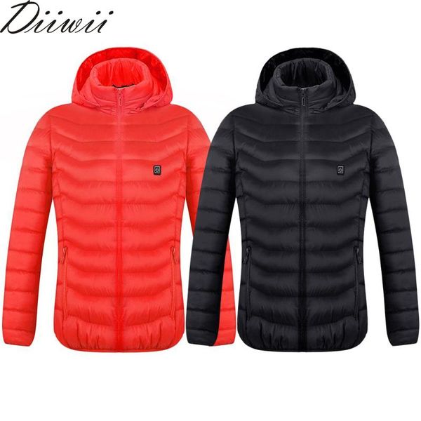 diiwii electric heated jackets vest down cotton coat usb electric heating hooded winter thermal warmer jackets winter outdoor, Black
diiwii electric heated jackets vest down cotton coat usb electric heating hooded winter thermal warmer jackets winter outdoor, Black