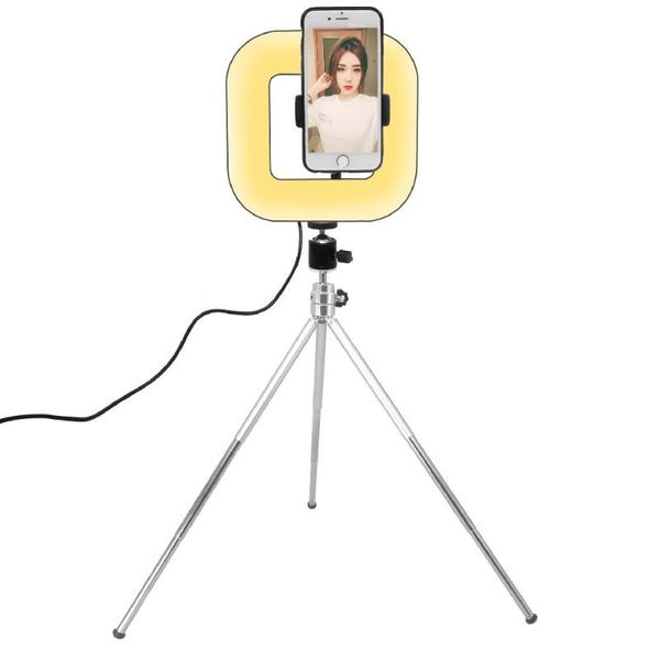 eastvita 18cm dimmable led square light with tripod phone fill light portable clip-on for selfie live broadcast girl make up r35
eastvita 18cm dimmable led square light with tripod phone fill light portable clip-on for selfie live broadcast girl make up r35