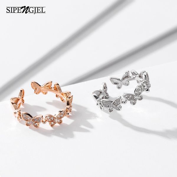 Wedding Bands Fashion Rose Gold Dancing Moving Butterfly Rings Dainty Insect Minimalist Rings For Women Girls French Jewlery 2021 trend
Wedding Bands Fashion Rose Gold Dancing Moving Butterfly Rings Dainty Insect Minimalist Rings For Women Girls French Jewlery 2021 trend