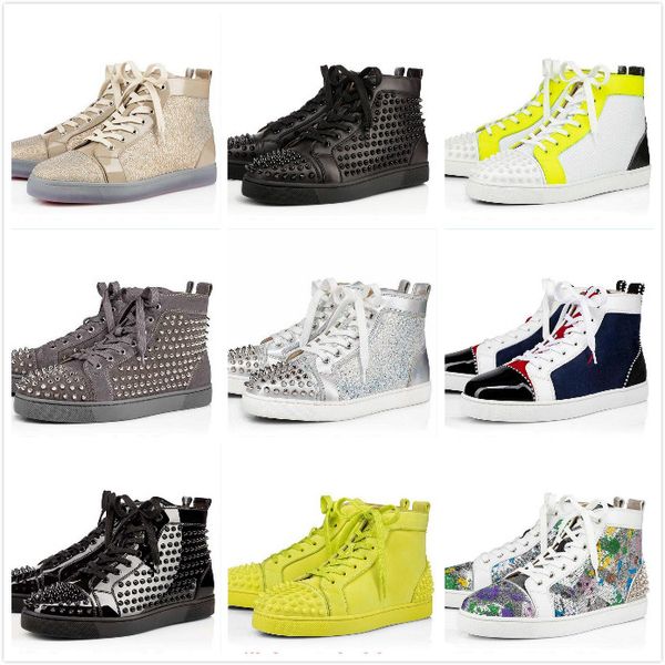 new genuine leather mens red bottoms spike shoes party love platform casual shoes luxury designer suede graffiti trainers sneakers
new genuine leather mens red bottoms spike shoes party love platform casual shoes luxury designer suede graffiti trainers sneakers