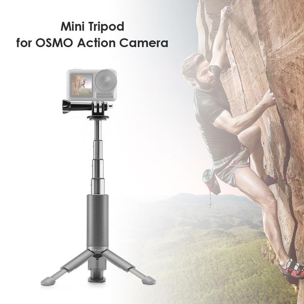 mini telescopichandheld handgrip action camera extension pole monopod tripod for dji osmo action camera mini handgrip jlltlk net_store