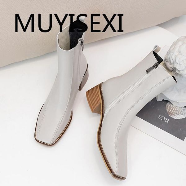 boots natural leather keep warm square toe 6cm high heels european luxury beige black color zip daily wear ankle cfh05 muyisexi
boots natural leather keep warm square toe 6cm high heels european luxury beige black color zip daily wear ankle cfh05 muyisexi