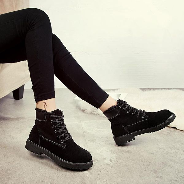 plush warm boots women snow boots classics motorcycle woman winter shoes ladies casual western work new zapatos de mujer, Black
plush warm boots women snow boots classics motorcycle woman winter shoes ladies casual western work new zapatos de mujer, Black