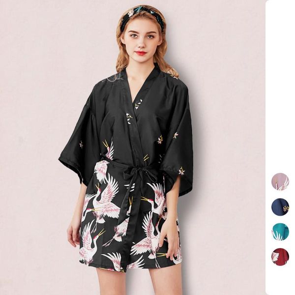 2020 new women print gown night ladies women sleeve multi pajamas bathrobe dressing robe sleepwear flower silk nightgown, Black;red
2020 new women print gown night ladies women sleeve multi pajamas bathrobe dressing robe sleepwear flower silk nightgown, Black;red