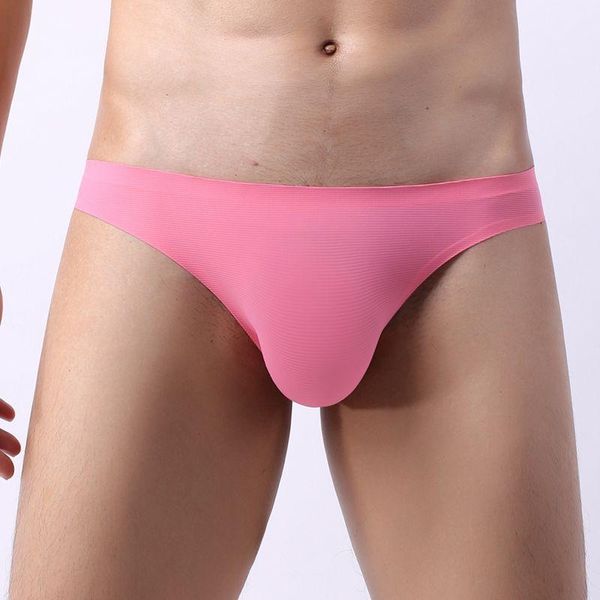 underpants one piece men'straceless ice silk triangle stripe low waist mens briefs underwear male panties men brief, Black;white
underpants one piece men'straceless ice silk triangle stripe low waist mens briefs underwear male panties men brief, Black;white
