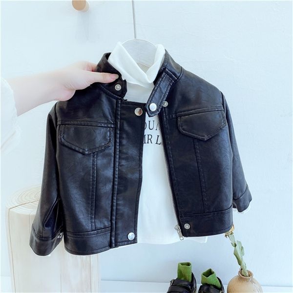 1-8t toddler kid baby boys girls spring clothes warm pu coats biker jacket for girl fashion streetwear black zipper outwear 220222, Blue;gray
1-8t toddler kid baby boys girls spring clothes warm pu coats biker jacket for girl fashion streetwear black zipper outwear 220222, Blue;gray