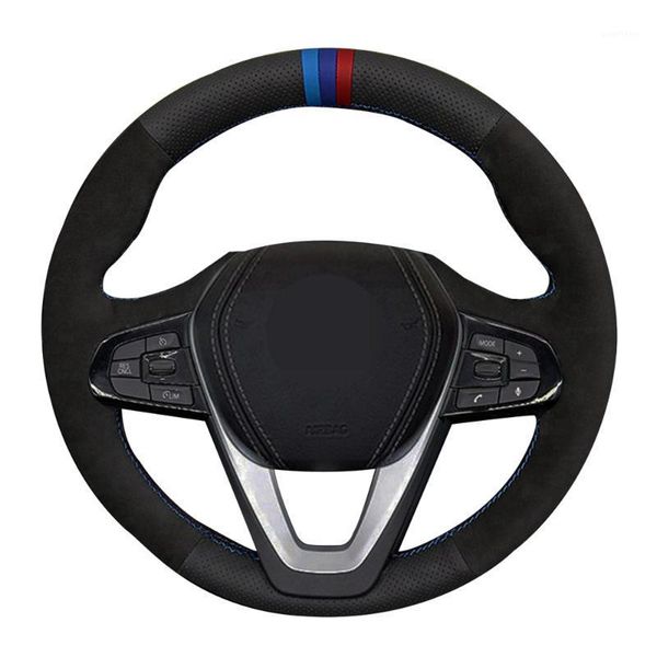 car steering wheel cover non-slip black genuine leather suede for g20 g21 g30 g31 g32 x3 g01 x4 g02 x5 g05 x7 g07 z4 g291
car steering wheel cover non-slip black genuine leather suede for g20 g21 g30 g31 g32 x3 g01 x4 g02 x5 g05 x7 g07 z4 g291