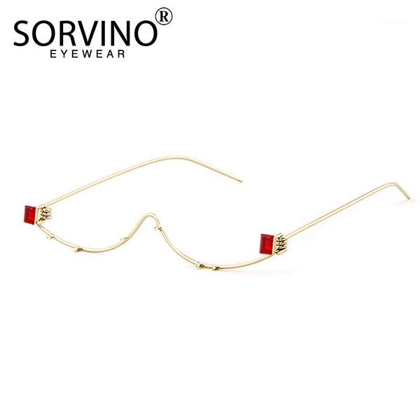 sorvino 2018 slim no lens cat eye glasses frame brand women half frame red diamond lensless cateye sunglasses svn561, White;black
sorvino 2018 slim no lens cat eye glasses frame brand women half frame red diamond lensless cateye sunglasses svn561, White;black