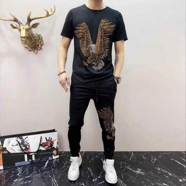 men's tracksuits spring and summer tracksuit fashion rhinestone sportswear casual slim two-piece sportswear1, Gray
men's tracksuits spring and summer tracksuit fashion rhinestone sportswear casual slim two-piece sportswear1, Gray