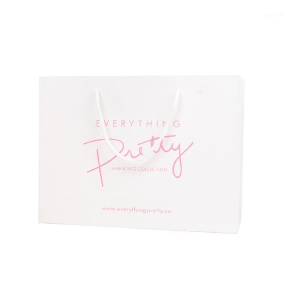 1 color custom printed paper tote bag garment clothing hair wig bundles shopping packaging paper bag 100pc lot1 
1 color custom printed paper tote bag garment clothing hair wig bundles shopping packaging paper bag 100pc lot1