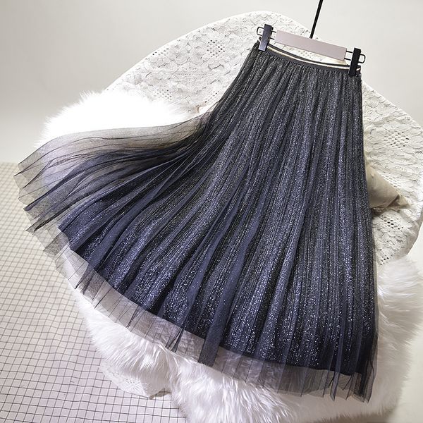 2020 autumn & winter new arrival elastic high slim simple solid color casual versatile women a-line pleated skirt y1214, Black
2020 autumn & winter new arrival elastic high slim simple solid color casual versatile women a-line pleated skirt y1214, Black