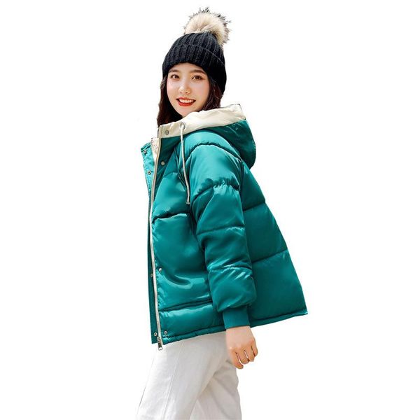 women's down & parkas winter jacket women 2021 female coat hooded slim outwear woman parka padded abrigos mujer invierno, Black
women's down & parkas winter jacket women 2021 female coat hooded slim outwear woman parka padded abrigos mujer invierno, Black