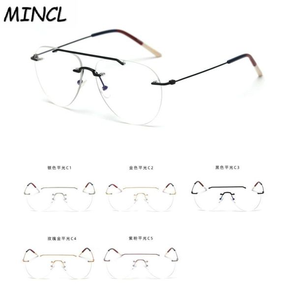 sunglasses fashion pilot women 2021 luxury frameless sun glasses men shades uv400 ladies clear lens fml, White;black
sunglasses fashion pilot women 2021 luxury frameless sun glasses men shades uv400 ladies clear lens fml, White;black