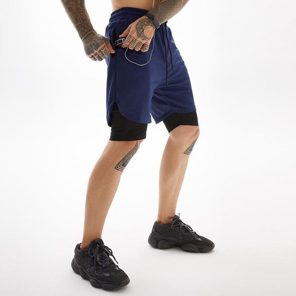 running shorts double-deck quick drying sports men jogging gym men's 2 in 1 fitness1, Black;blue
running shorts double-deck quick drying sports men jogging gym men's 2 in 1 fitness1, Black;blue