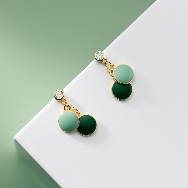 new pure 925 sterling silver drop earrings for women enamel coloful round circle dangle earrings party fine jewelry
new pure 925 sterling silver drop earrings for women enamel coloful round circle dangle earrings party fine jewelry