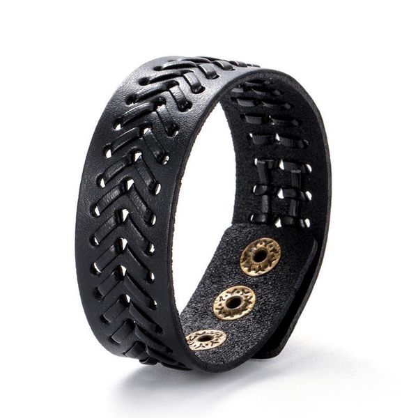 eif dock vintage punk retro black leather bracelet male fashion braided handmade rope wrap bracelets & bangles qylxdz
eif dock vintage punk retro black leather bracelet male fashion braided handmade rope wrap bracelets & bangles qylxdz