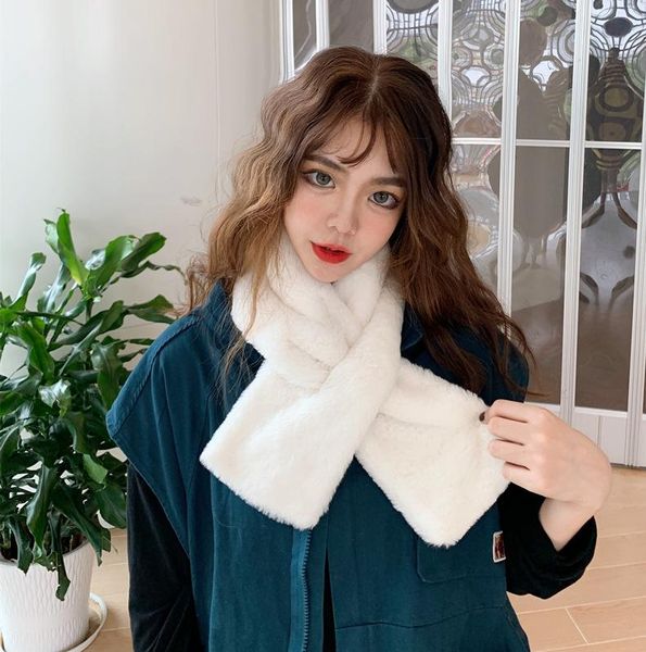 scarf women 2020 winter imitation fur scarf white gray red plush bib pullover outdoor cold warm, Blue;gray
scarf women 2020 winter imitation fur scarf white gray red plush bib pullover outdoor cold warm, Blue;gray