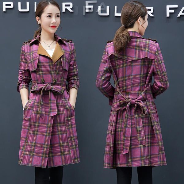 women's trench coats autumn suede & jackets chamois print long sleeve fashion overwear clothing mid-long, Tan;black
women's trench coats autumn suede & jackets chamois print long sleeve fashion overwear clothing mid-long, Tan;black