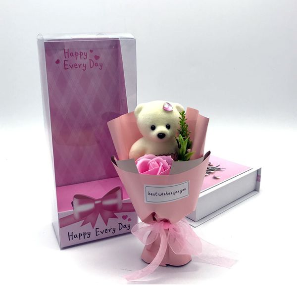 lovely bear multicolor soap flower with gifts box single package blue rose wedding teachers valentines day gift 5qq j2
lovely bear multicolor soap flower with gifts box single package blue rose wedding teachers valentines day gift 5qq j2