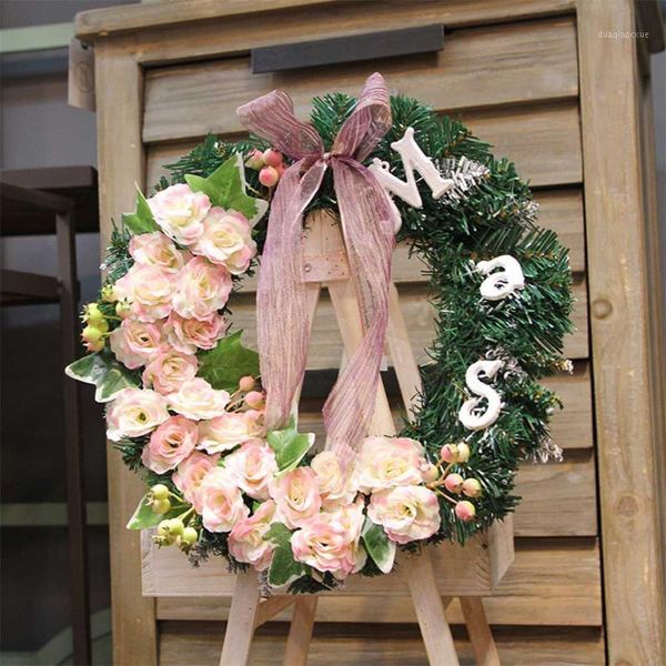 decorative flowers & wreaths christmas decorations for home simulation flower wreath door wall bowknot ornament garland decoration navidad 2
decorative flowers & wreaths christmas decorations for home simulation flower wreath door wall bowknot ornament garland decoration navidad 2