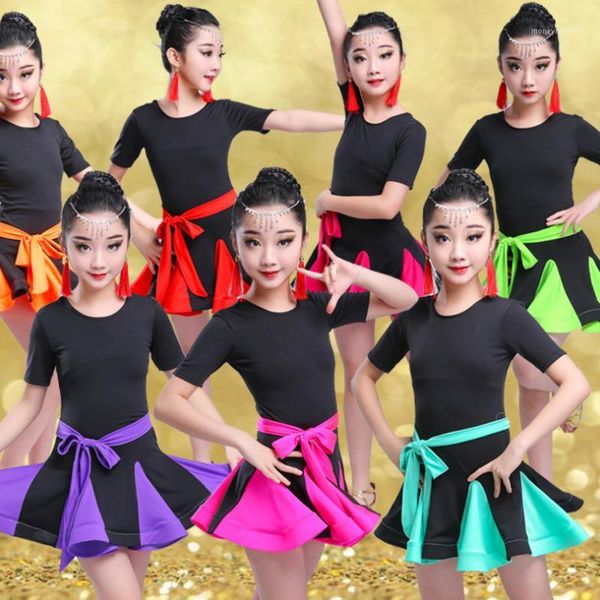 girl latin dance dress for girls salsa tango skirt ballroom dancing dress child competition dancewear kids dance costume spandex1, Black;red
girl latin dance dress for girls salsa tango skirt ballroom dancing dress child competition dancewear kids dance costume spandex1, Black;red