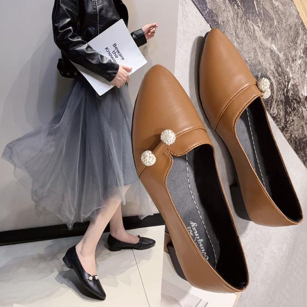 spring autumn women low heels dress shoes office lady shoes ball metal slip on boat pointed toe zapatos mujer 8758n, Black
spring autumn women low heels dress shoes office lady shoes ball metal slip on boat pointed toe zapatos mujer 8758n, Black