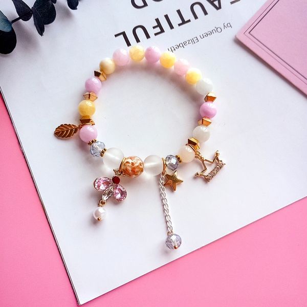 bohemian resort crystal bee hand pendant bracelet string crown leaves pentastar pendant natural stone bracelet ztkw8, Golden;silver
bohemian resort crystal bee hand pendant bracelet string crown leaves pentastar pendant natural stone bracelet ztkw8, Golden;silver